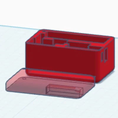 Vỏ hộp in 3D cho Slime VR LSM6DSV kèm pin 18650 và công tắc