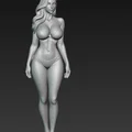 Mô hình nhân vật nữ mặc nội y và giày cao gót tinh xảo (3D File) - Thumbnail 5