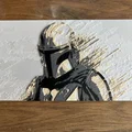 Mandalorian HueForge - Thumbnail 1
