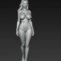 Mô hình nhân vật nữ mặc đồ bơi - Mẫu figurine in 3D chi tiết - Thumbnail 6
