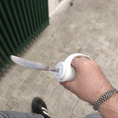 Adaptador Ergonómico de Cubiertos cho người phụ thuộc (in 3D)