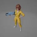 Mô hình 3D nhân vật nữ April AI chiến đấu độc đáo - Thumbnail 3