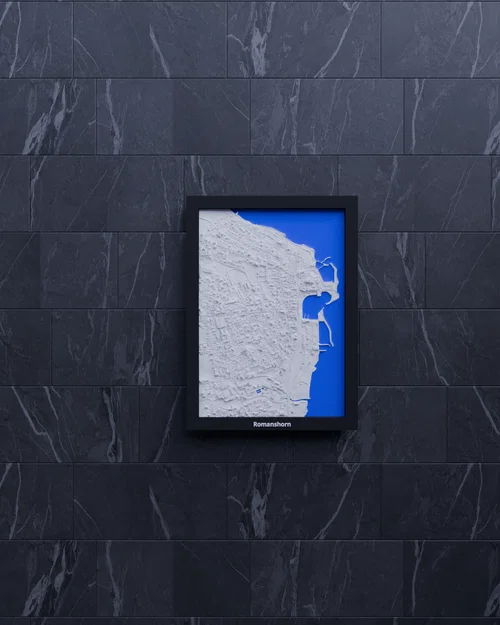 Romanshorn, Thụy Sĩ - Miniature 3D địa hình - Image 6