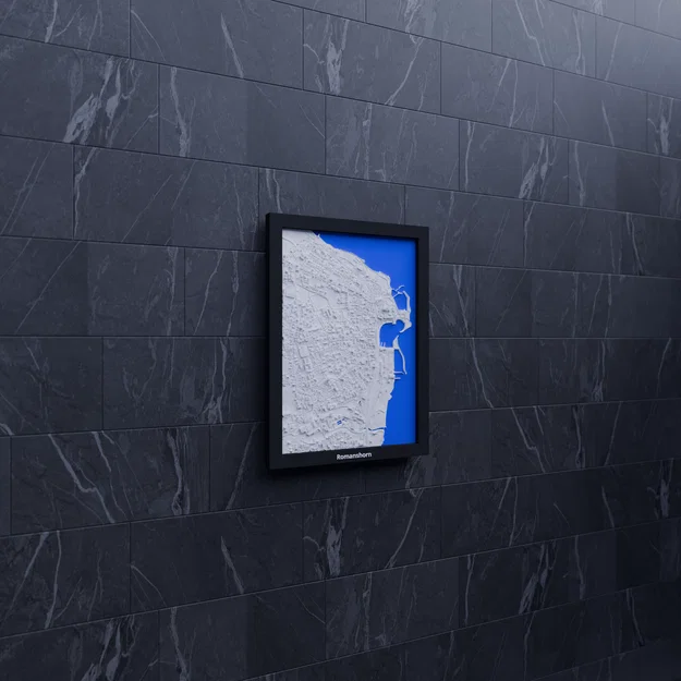 Romanshorn, Thụy Sĩ - Miniature 3D địa hình - Image 7