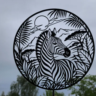 Tranh Treo Tường 2D Safari Zebra