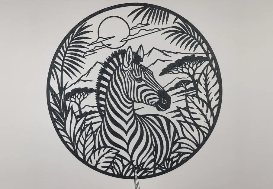 Tranh Treo Tường 2D Safari Zebra - Image 4