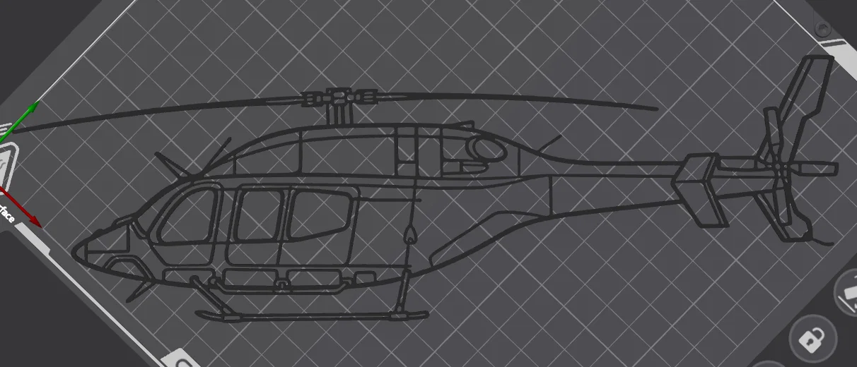 Mô hình treo tường Bell 429 Global Ranger - File in 3D nghệ thuật - Image 2