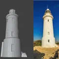 Mô hình quạt hải đăng Paphos (Paphos light house fan model) - Thumbnail 1