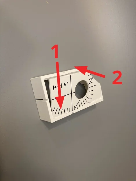 Hộp đo góc cho quả dọi (plumb bob) / Winkelmessgerät für Senklot - Image 5