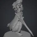 Mô hình Nữ Chiến Binh (Female Warrior) với Giáp và Kiếm cho D&D - Thumbnail 3