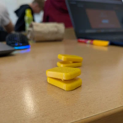 Đồ chơi giảm stress Clicker Fidget in 3D với nam châm cực đã
