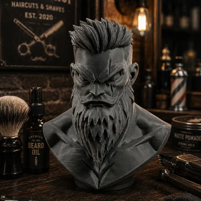 Mô hình tượng chiến binh Barber - Barber Warrior Bust độc đáo