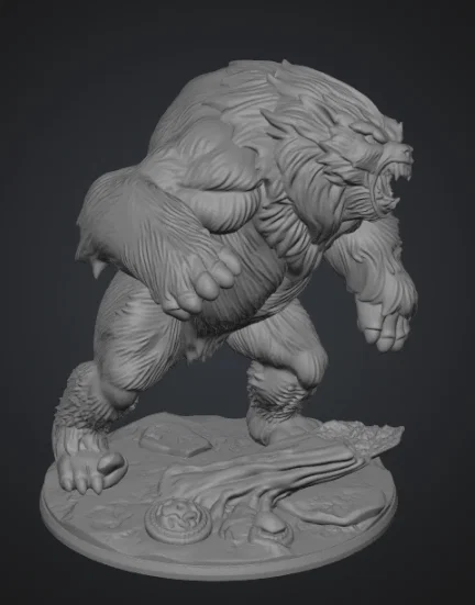 Mô hình Raging Yeti - Quái thú hung dữ cho game nhập vai - Image 1