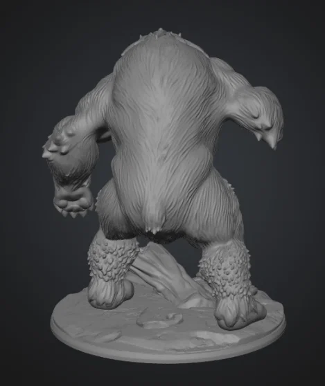 Mô hình Raging Yeti - Quái thú hung dữ cho game nhập vai - Image 3