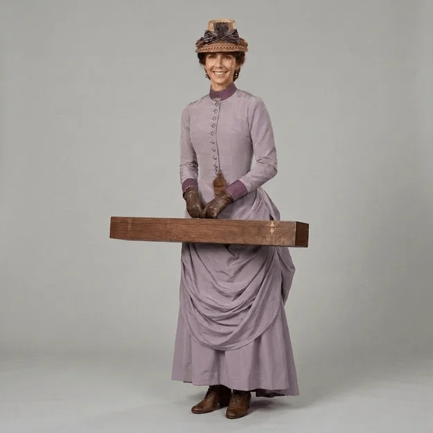 Mô hình 3D Clara Clayton (Back to the Future 3) để tự in - Image 1