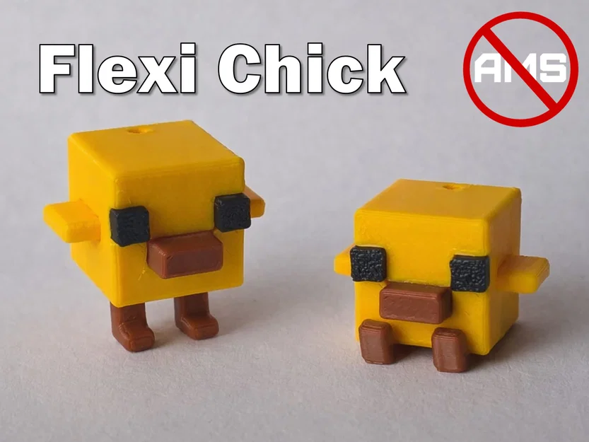 Móc Khóa Minecraft Baby Chicken - Image 1