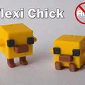 Móc Khóa Minecraft Baby Chicken - Thumbnail 1