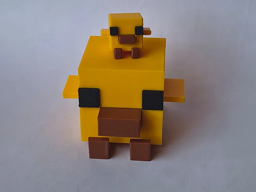 Móc Khóa Minecraft Baby Chicken - Image 3