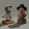 Mô hình tượng tan chảy Raiders of the Lost Ark - 3D Printing - Thumbnail 1