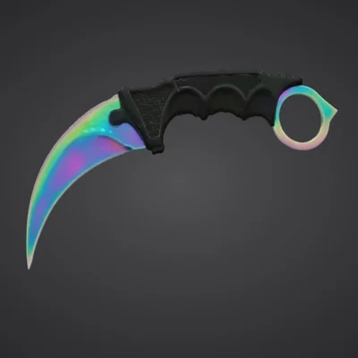 Dao Karambit Xám – Prop Lưỡi Cong Tactical