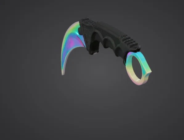 Dao Karambit Xám – Prop Lưỡi Cong Tactical - Image 2