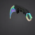 Dao Karambit Xám – Prop Lưỡi Cong Tactical - Thumbnail 2