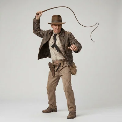 Mô hình 3D Indiana Jones (Harrison Ford) - Phiên bản 1984