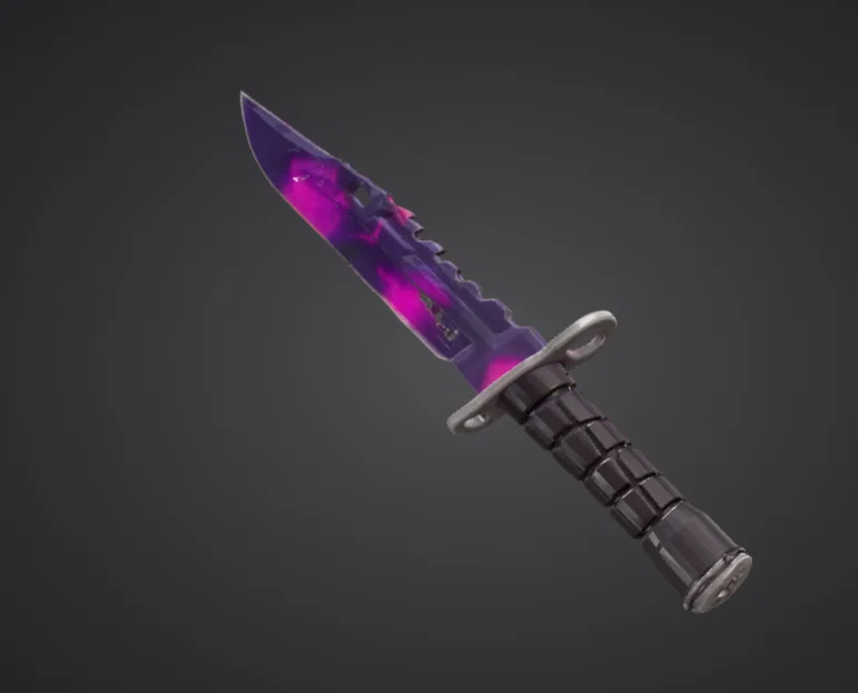 Dao Prop CS2 M9 Bayonet Galaxy Style (lưỡi tím) - Image 1