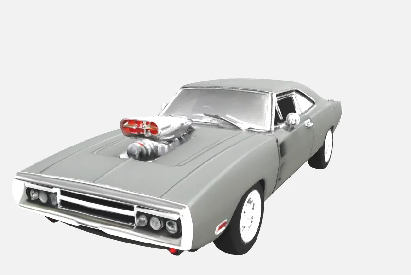 1970 Dodge Charger R/T — Mô hình xe cơ bắp cổ điển mini kèm Supercharger - Image 1