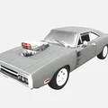 1970 Dodge Charger R/T — Mô hình xe cơ bắp cổ điển mini kèm Supercharger - Thumbnail 2