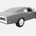 1970 Dodge Charger R/T — Mô hình xe cơ bắp cổ điển mini kèm Supercharger - Thumbnail 4