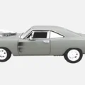 1970 Dodge Charger R/T — Mô hình xe cơ bắp cổ điển mini kèm Supercharger - Thumbnail 6