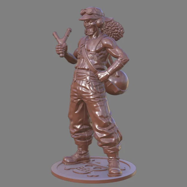 Tượng 3D Usop (One Piece) – mẫu in chi tiết 150mm - Image 4