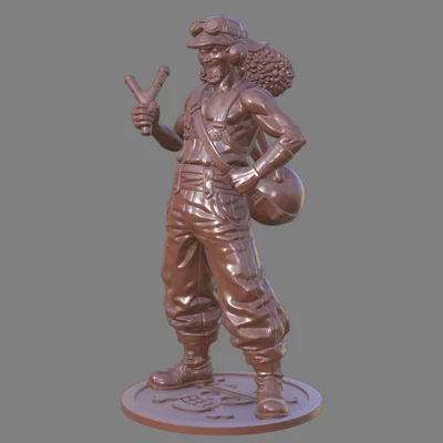 Tượng 3D Usop (One Piece) – mẫu in chi tiết 150mm