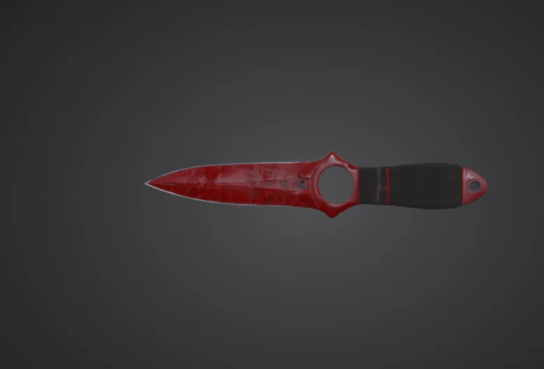 Prop Dao Skeleton Knife Crimson Web CS2 (in 3D) - Image 1
