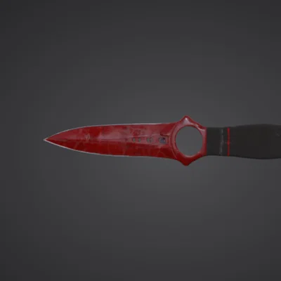 Prop Dao Skeleton Knife Crimson Web CS2 (in 3D)