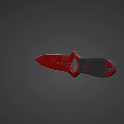 Prop Dao Skeleton Knife Crimson Web CS2 (in 3D)