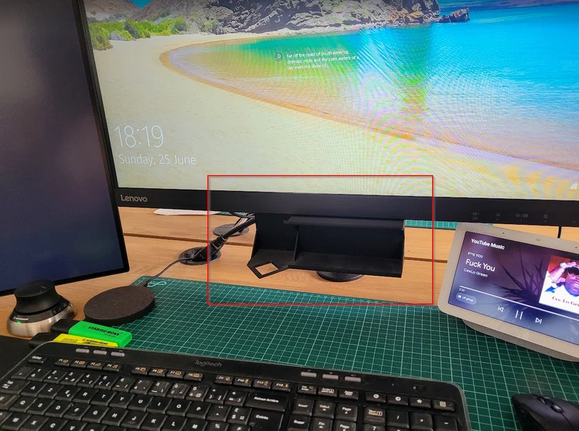 Kệ treo màn hình (Floating Screen Shelf) - LENOVO D27-30 - Image 2