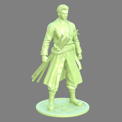 Roronoa Zoro (One Piece) – Mẫu 3D cao 150mm
