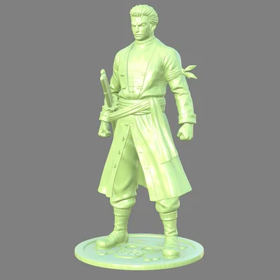 Roronoa Zoro (One Piece) – Mẫu 3D cao 150mm
