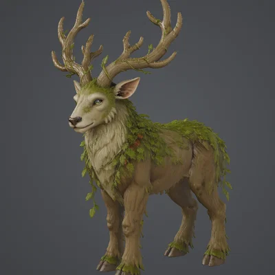 Mô hình 3D Leaf Goat - Sinh vật kỳ bí từ rừng sâu cho tín đồ in 3D