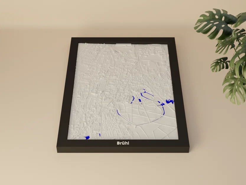 Brühl, Đức - Mô hình thu nhỏ 3D - Image 4