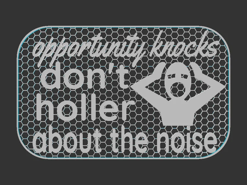 Bảng “Opportunity Knocks” (100x160mm) - Image 2