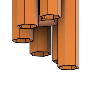 Honeycomb Chime – Chuông gió Tổ Ong in 3D