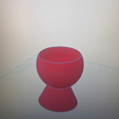 Mẫu cốc đựng trứng cỡ M (egg cup) - Thiết kế in 3D tiện dụng