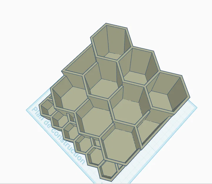 Khay đựng dụng cụ 3D hình tổ ong - Giải pháp sắp xếp linh kiện thông minh - Image 1
