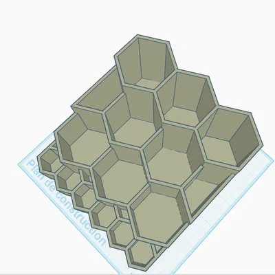 Khay đựng dụng cụ 3D hình tổ ong - Giải pháp sắp xếp linh kiện thông minh