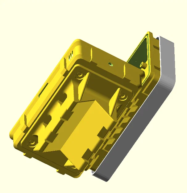 Hộp Meshtastic box lora (parametric) kèm sunshade & slot pin mặt trời - Image 1