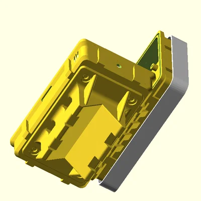 Hộp Meshtastic box lora (parametric) kèm sunshade & slot pin mặt trời