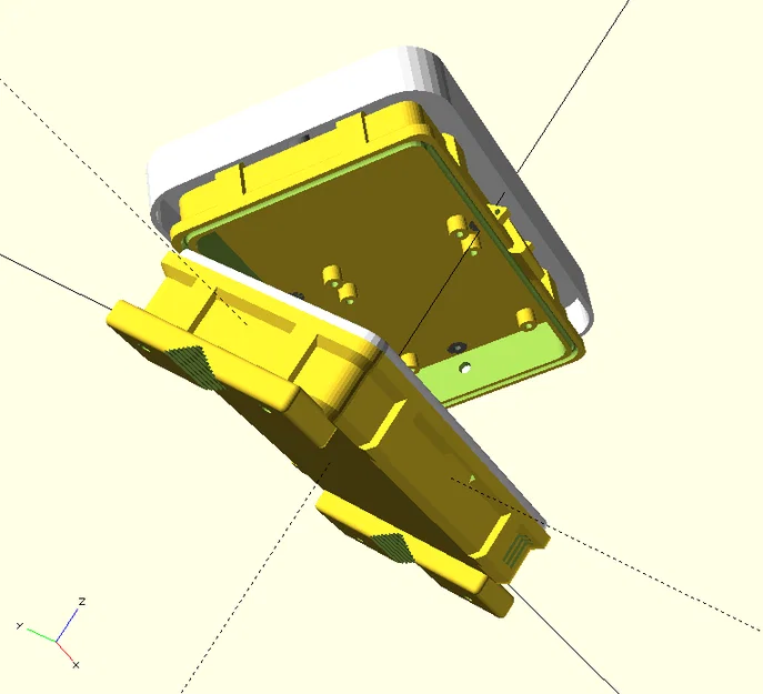 Hộp Meshtastic box lora (parametric) kèm sunshade & slot pin mặt trời - Image 5